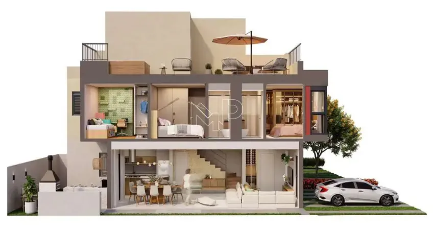 Casa de condomínio para venda em medeiros de 178.00m² com 4 quartos, 2 suites e 3 garagens