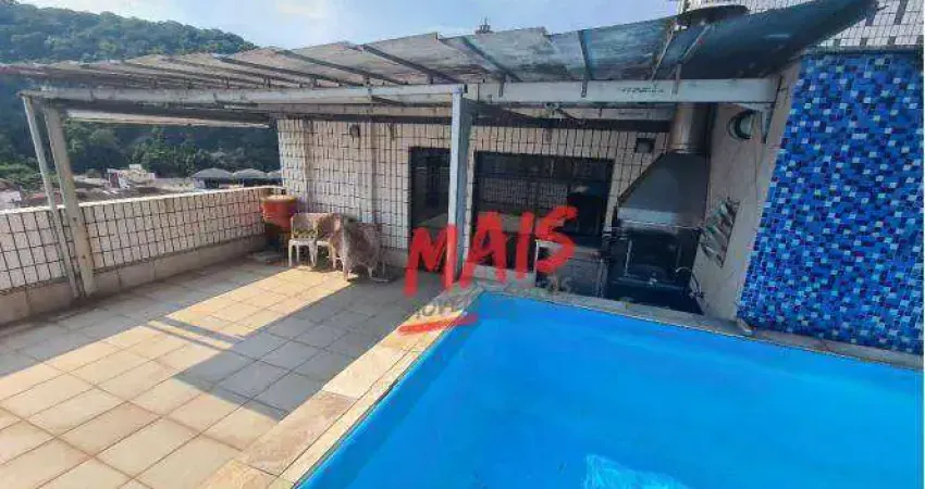 Cobertura para venda em vila belmiro de 370.00m² com 4 quartos, 1 suite e 1 garagem