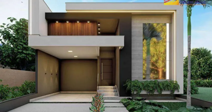 Casa de condomínio para venda em condomínio park gran reserve de 144.00m² com 3 quartos, 1 suite e 3 garagens