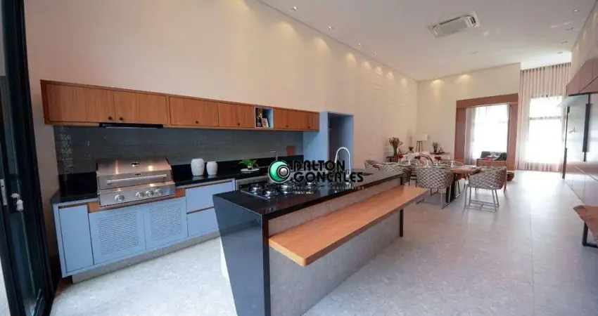 Casa de condomínio para venda em jardim residencial dona lucilla de 222.00m² com 3 quartos, 3 suites e 4 garagens