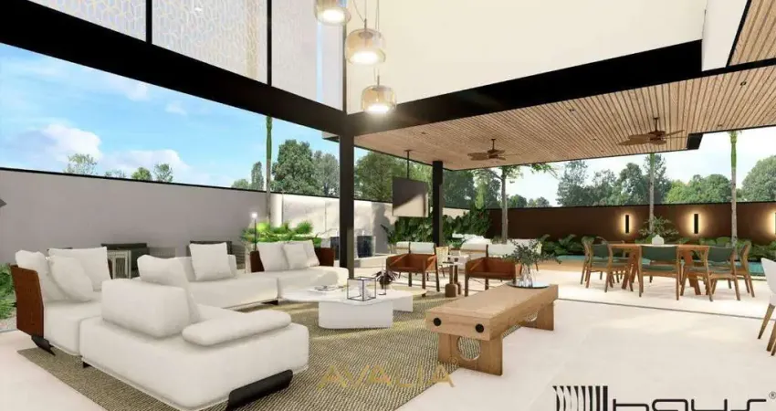 Sobrado para venda em parque villa dos pinheiros de 420.00m² com 4 quartos, 4 suites e 4 garagens