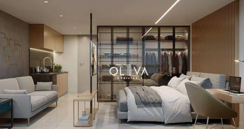 Apartamento para venda em pinheiros de 27.00m² com 1 quarto e 1 garagem