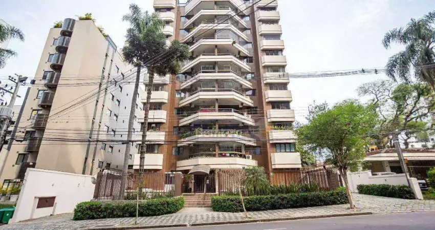 Apartamento para venda em bigorrilho de 186.00m² com 3 quartos, 3 suites e 3 garagens
