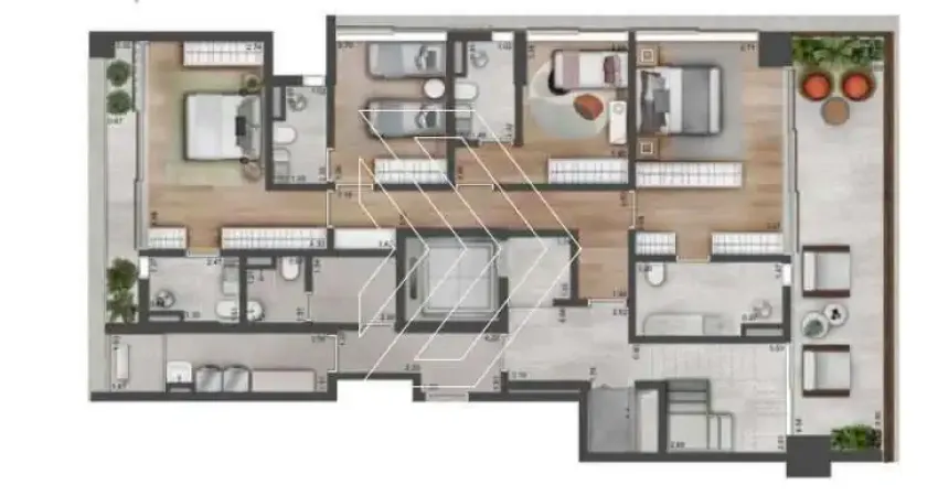 Apartamento para venda em vila nova conceição de 338.00m² com 4 quartos, 4 suites e 3 garagens