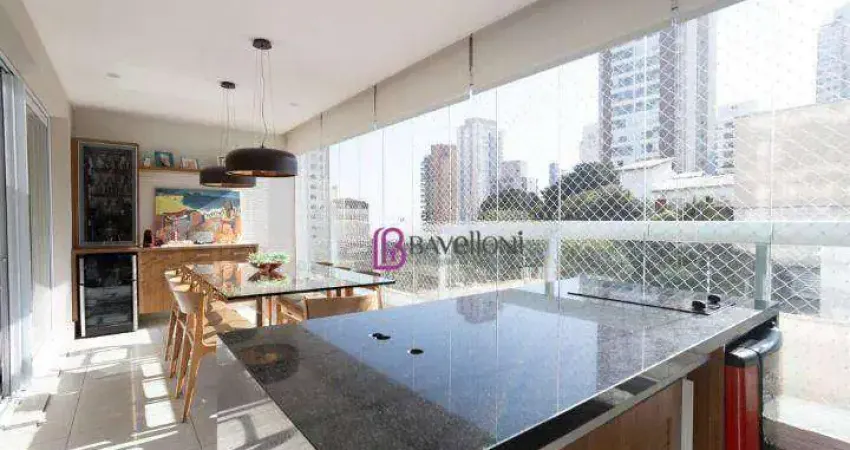 Apartamento para venda em perdizes de 160.00m² com 3 quartos, 3 suites e 3 garagens