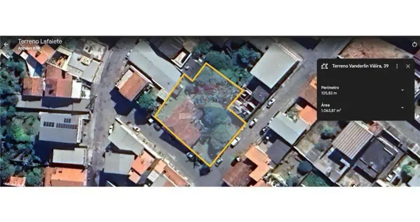 Terreno à venda no Cachoeira, Conselheiro Lafaiete