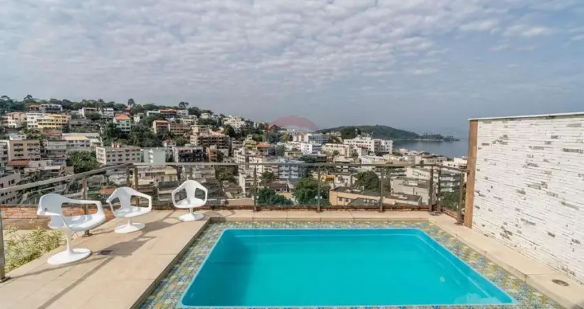 Cobertura para venda em jardim guanabara de 449.00m² com 4 quartos, 3 suites e 3 garagens