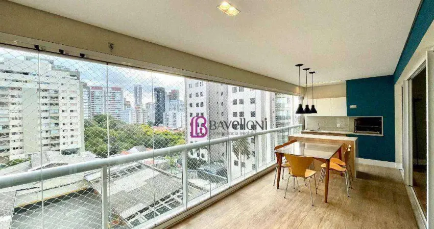 Apartamento para venda em perdizes de 135.00m² com 3 quartos, 3 suites e 3 garagens