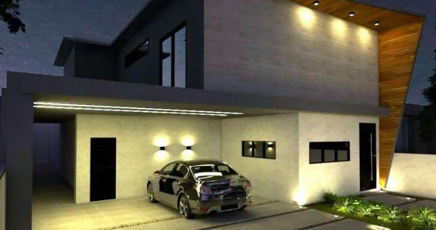 Sobrado para venda em residencial evidencias de 273.00m² com 3 quartos, 3 suites e 4 garagens