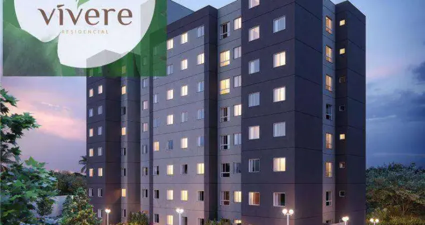 Apartamento para venda em edifício vívere residencial de 48.00m² com 2 quartos e 1 garagem