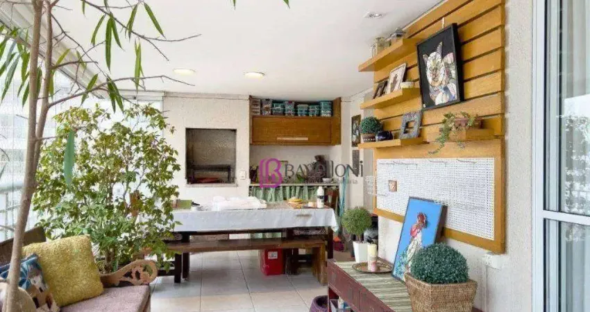 Apartamento para venda em vila romana de 184.00m² com 4 quartos, 3 suites e 3 garagens