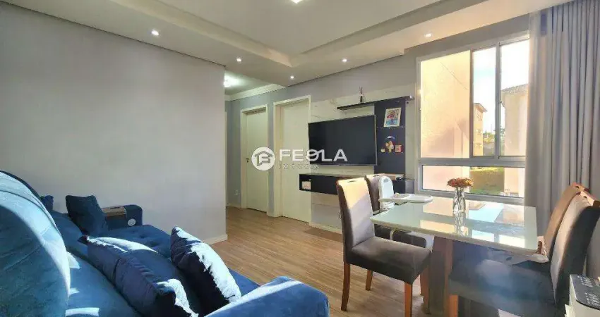 Apartamento para venda em jardim dos lírios de 50.00m² com 2 quartos e 1 garagem