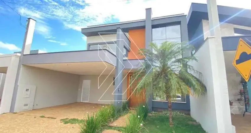 Casa de condomínio para venda em residencial reserva esmeralda de 223.00m² com 3 quartos, 3 suites e 2 garagens