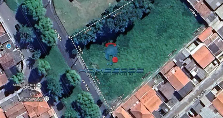 Terreno à venda na Avenida Itália, Jardim Camandocaia, Amparo
