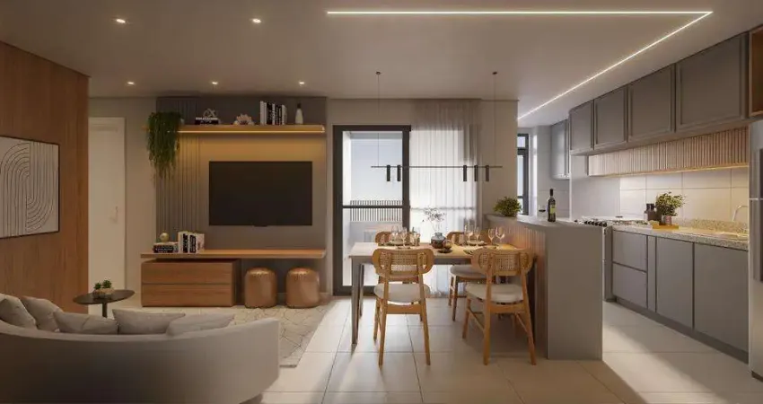 Apartamento para venda em sousas de 61.00m² com 2 quartos, 1 suite e 1 garagem