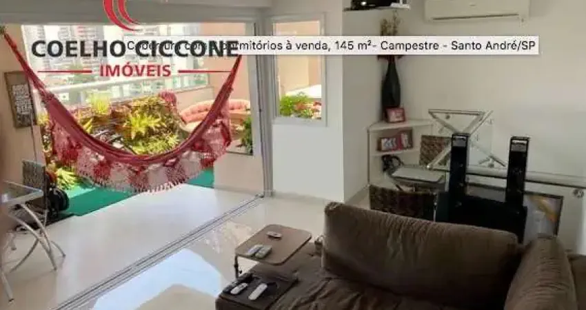 Cobertura para alugar em campestre de 148.00m² com 3 quartos, 1 suite e 2 garagens