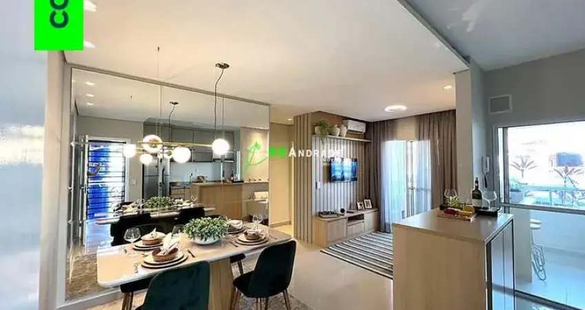 Apartamento para venda em residencial paraíso de 63.00m² com 2 quartos, 1 suite e 1 garagem