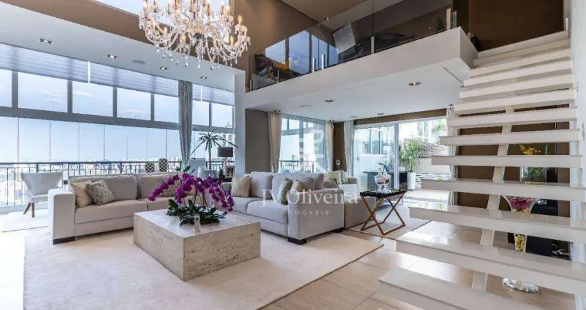 Cobertura para venda em panamby de 515.00m² com 3 quartos, 3 suites e 6 garagens