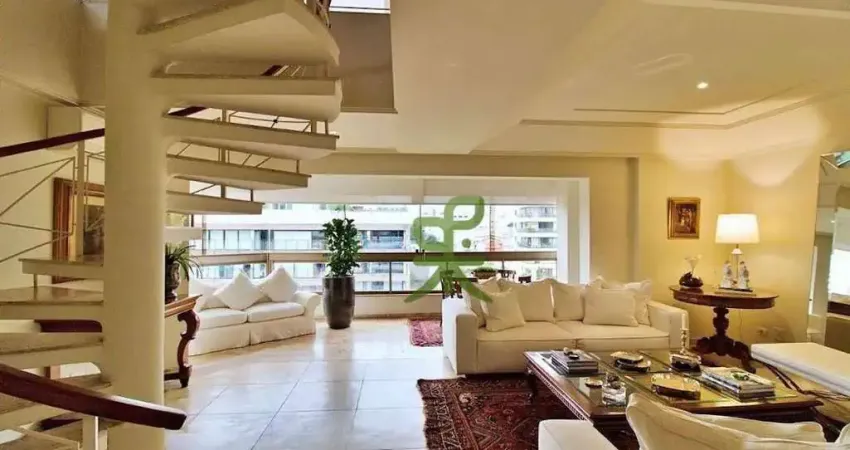 Cobertura para venda em jardim guedala de 354.00m² com 4 quartos, 3 suites e 4 garagens