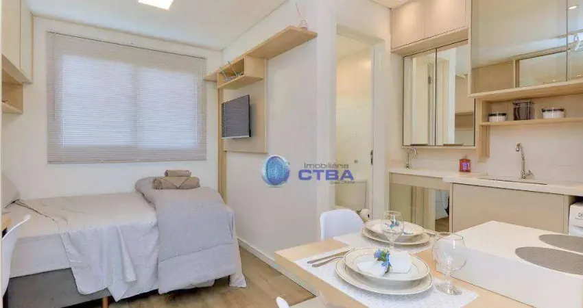 Studio para venda em rebouças de 17.00m² com 1 quarto e 1 garagem