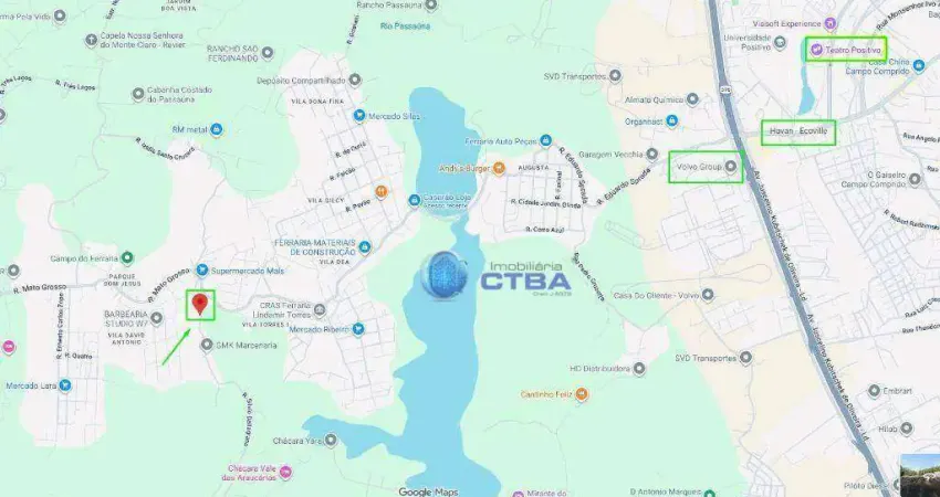 Terreno em condomínio fechado à venda na Rua Sílvio Dallagrana, Vila David Antônio, Campo Largo