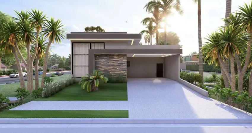 Casa de condomínio para venda em santorini residencial club de 222.00m² com 3 quartos, 3 suites e 4 garagens