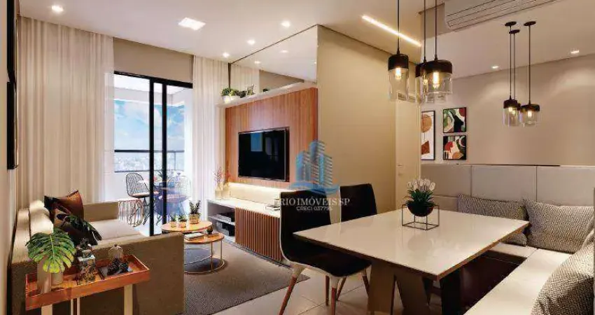 Apartamento para venda em campestre de 64.00m² com 2 quartos, 1 suite e 2 garagens