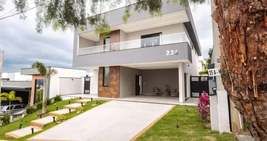 Sobrado para venda em jardim residencial helvétia park ii de 328.00m² com 3 quartos, 3 suites e 4 garagens