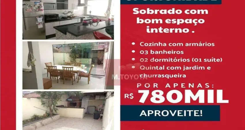 Sobrado para venda em vila moreira de 120.00m² com 2 quartos, 1 suite e 2 garagens
