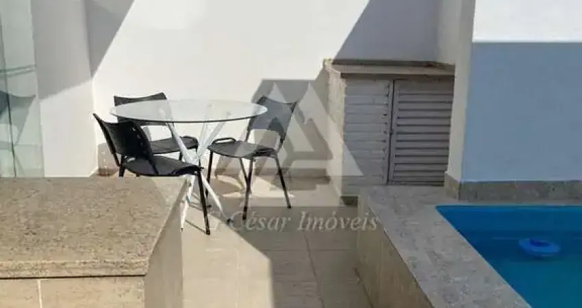 Cobertura para alugar em casa branca de 118.00m² com 3 quartos, 1 suite e 2 garagens