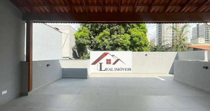 Cobertura para venda em vila valparaíso de 110.00m² com 3 quartos, 1 suite e 1 garagem