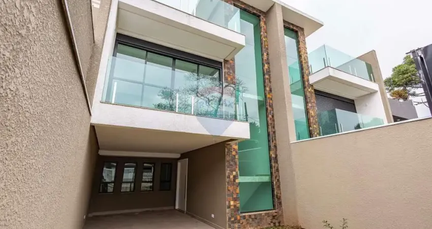 Sobrado para venda em abranches de 180.00m² com 3 quartos, 1 suite e 2 garagens