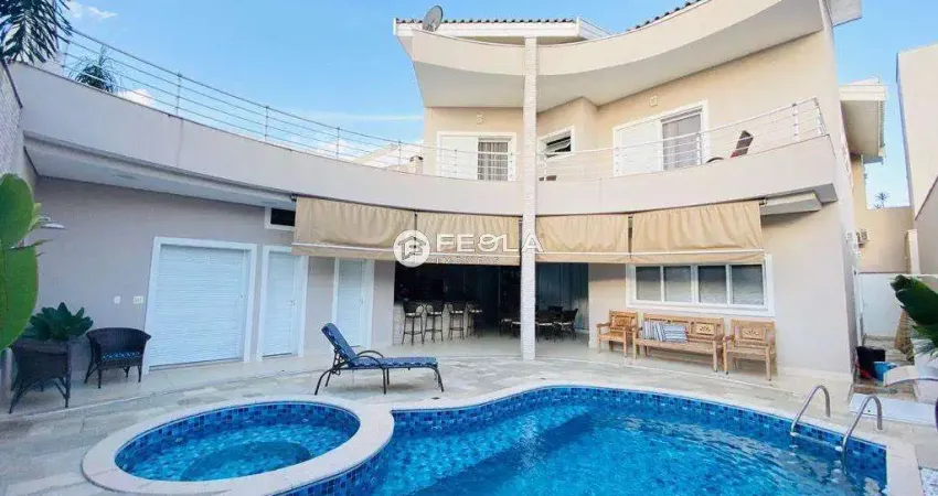 Casa de condomínio para venda em vila nossa senhora de fátima de 390.00m² com 4 quartos, 4 suites e 2 garagens