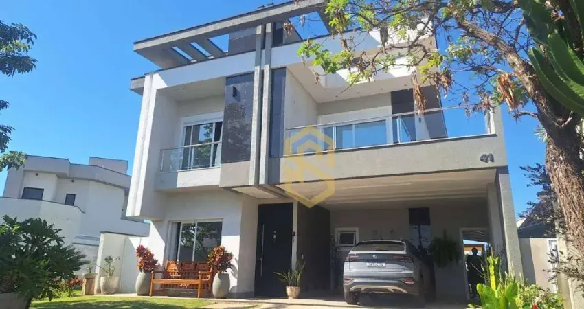 Sobrado para venda em condomínio terra magna de 301.00m² com 3 quartos, 3 suites e 4 garagens