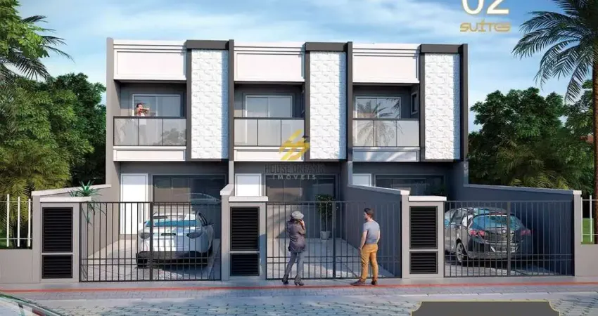 Sobrado para venda em itapema de 128.00m² com 2 quartos, 2 suites e 2 garagens