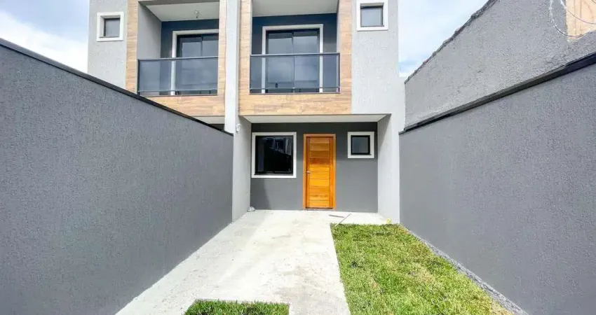 Sobrado para venda em sítio cercado de 86.00m² com 3 quartos, 1 suite e 2 garagens