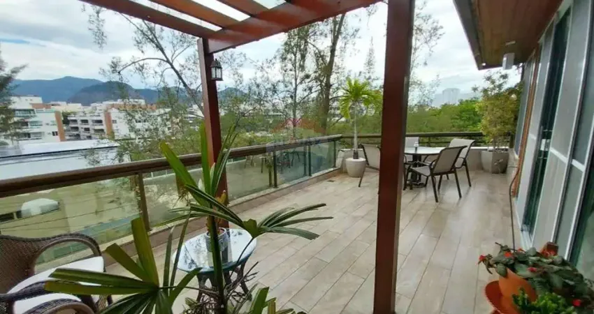 Cobertura para venda em recreio dos bandeirantes de 247.00m² com 3 quartos, 3 suites e 2 garagens