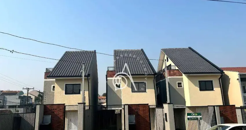 Sobrado para venda em xaxim de 118.00m² com 3 quartos, 1 suite e 2 garagens