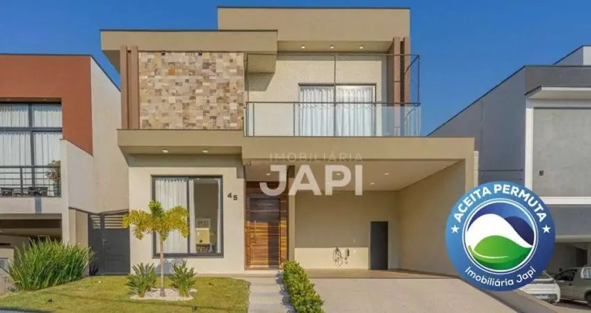 Casa de condomínio para venda em loteamento reserva ermida de 242.00m² com 5 quartos, 3 suites e 4 garagens