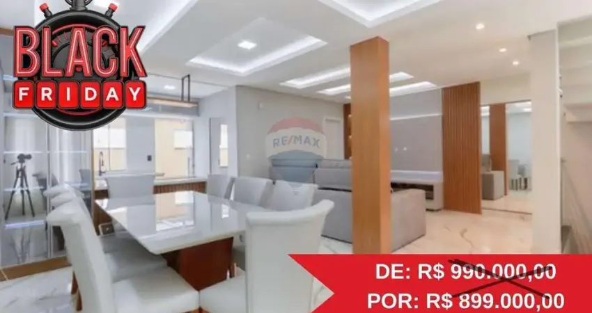 Sobrado para venda em pinheirinho de 240.00m² com 3 quartos, 1 suite e 4 garagens