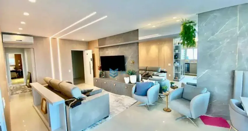 Apartamento para venda em centro de 130.00m² com 3 quartos, 3 suites e 3 garagens