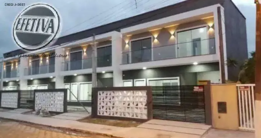 Sobrado para venda em matinhos de 100.00m² com 3 quartos, 1 suite e 2 garagens