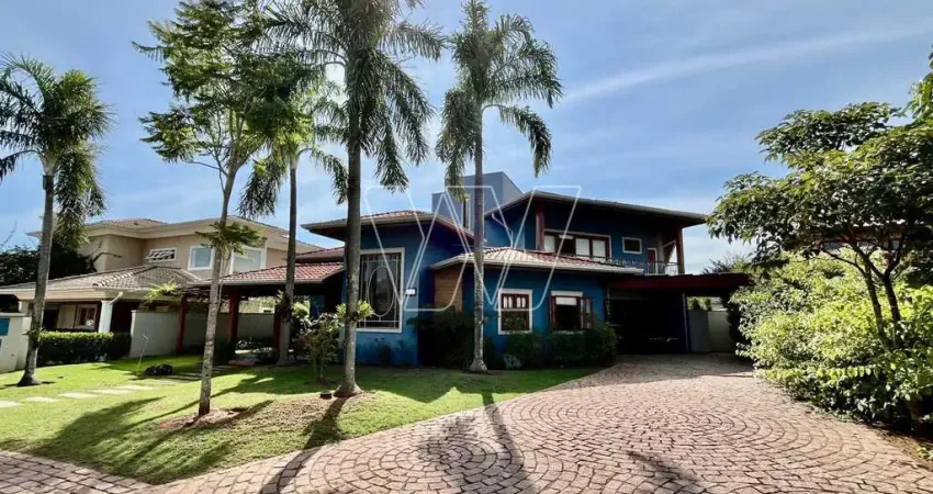 Casa de condomínio para venda em loteamento arboreto dos jequitibás (sousas) de 501.00m² com 4 quartos, 4 suites e 4 garagens