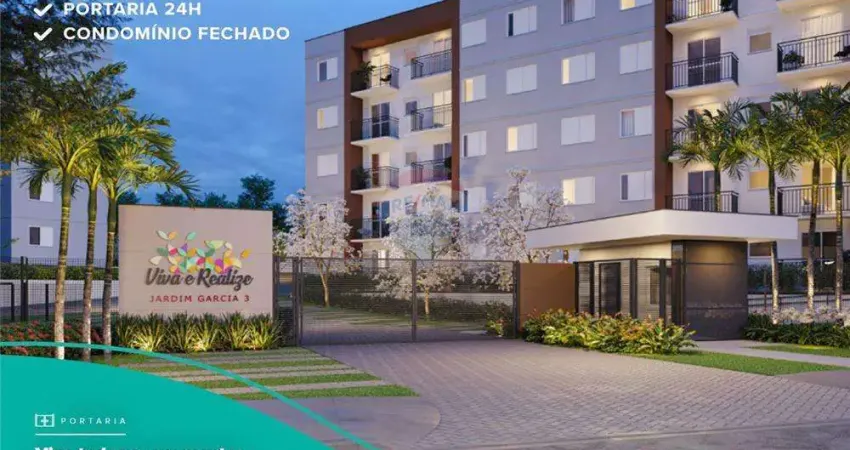 Apartamento para venda em jardim garcía de 41.35m² com 2 quartos