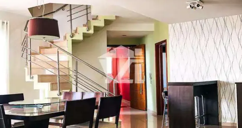 Cobertura para venda em vila oliveira de 326.00m² com 3 quartos, 2 suites e 5 garagens