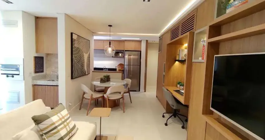 Apartamento para venda em jardim das colinas de 48.80m² com 1 quarto, 1 suite e 2 garagens