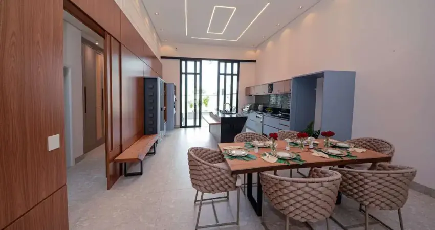 Casa de condomínio para venda em condomínio dona lucilla de 222.00m² com 3 quartos, 3 suites e 4 garagens