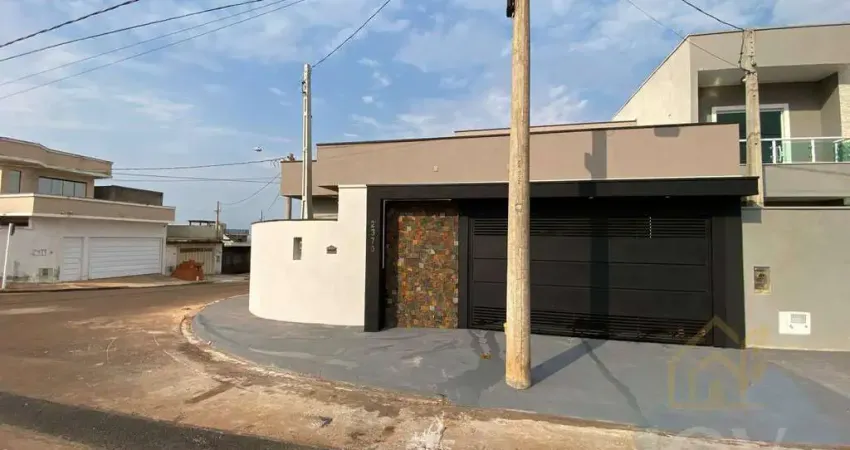 Casa para venda em residencial ouro verde de 103.00m² com 3 quartos, 1 suite e 2 garagens