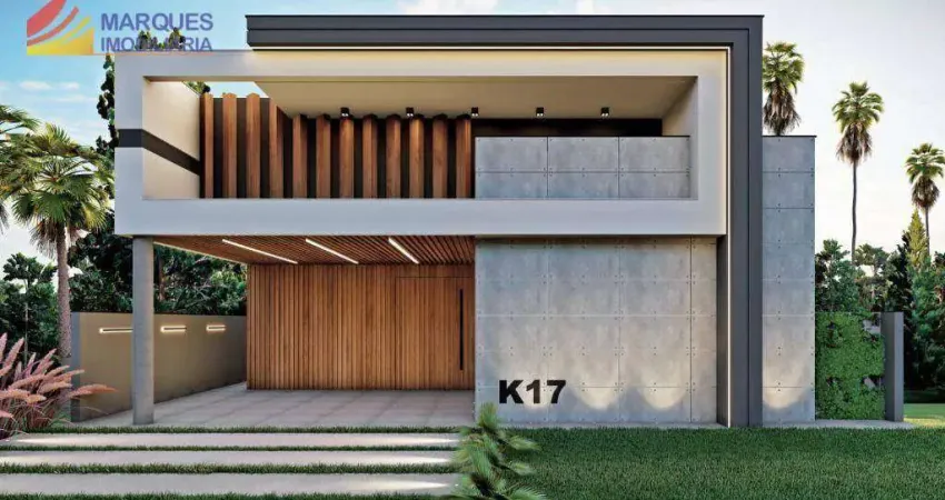 Sobrado para venda em condomínio jardim vila paradiso de 311.00m² com 3 quartos, 3 suites e 4 garagens