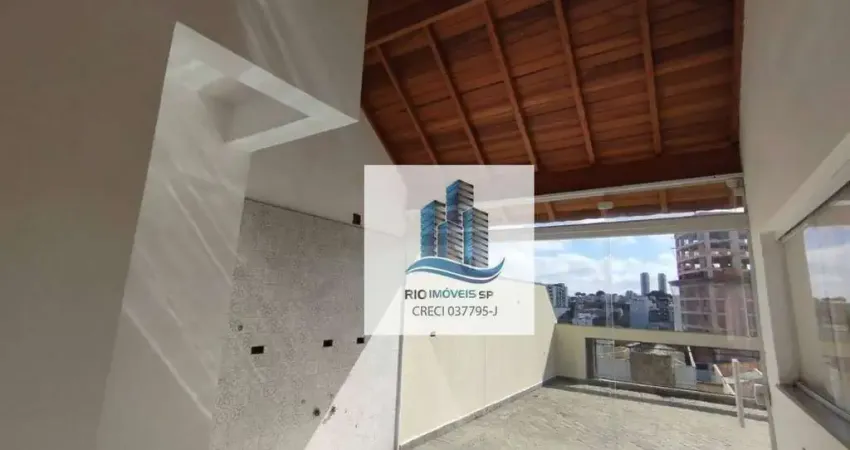 Cobertura para venda em campestre de 110.00m² com 2 quartos e 3 garagens